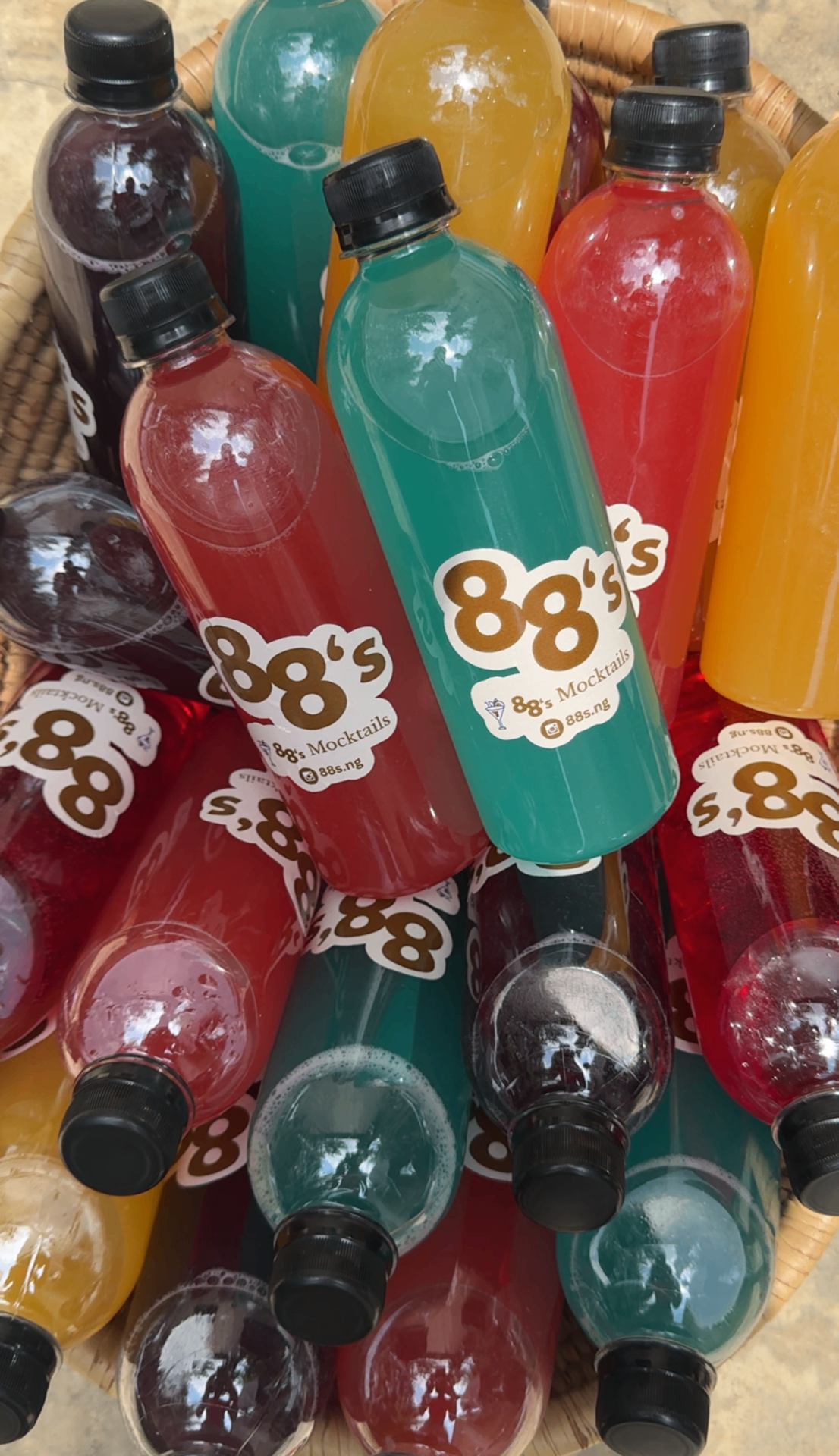 88's signature bottled mocktail hero